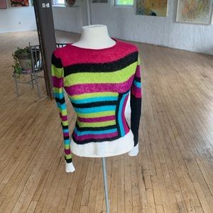 VINTAGE RETRO COLOR BLOCK SWEATER